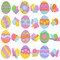 24 Pcs Foam Magnet Craft Kit, Easter Egg Themed DIY Magnets for Kids Toddlers Party Favors Arts and Crafts Home School Activities